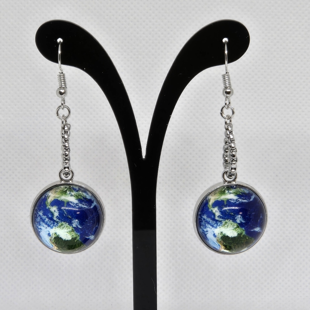 Satellite view earrings